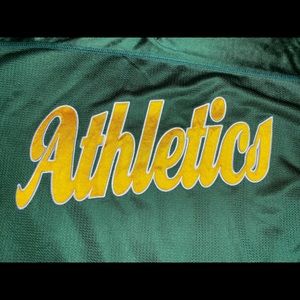 🟩🟨⬜️Mens Vintage Oakland Athletics Lee Sports Jersey Size 2Xl